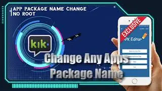 How To Change App Package  Name With  APK Editor | No Root