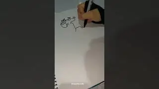Dibujando a Pantera Rosa ❤️ #dibujo #pintura #personajesdedisney #diseño #tutorialdedibujo