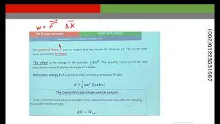 01 Physics172 CH06  Work and Energy principle 1