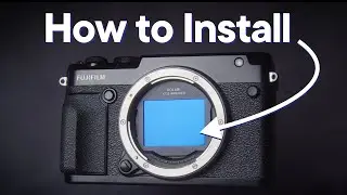 Kolari Magnetic Clip-in Filter For Fujifilm GFX | Installation Tutorial