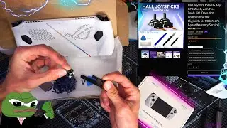 HandheldDIY Rog Ally Hall Effect Joysticks & Backplate Kit Unboxing! Plus a Grip Kit from JSAUX!