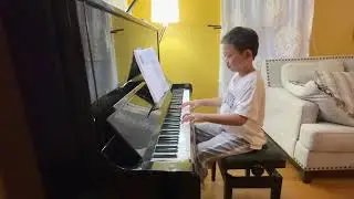 Habanera from Carmen from John Thompson’s modern course for the piano the second grade book