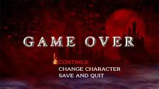 Game Over: Castlevania - The Dracula X Chronicles (PSP) [Other variants]