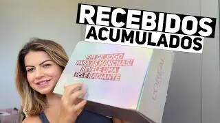 MOSTREI MEUS ÚLTIMOS RECEBIDOS PRA VOCÊS!