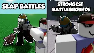 Slap Battles DEATH PUNCH VS Roblox OPM Games | Roblox