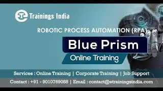 RPA BluePrism Online Training Demo for beginners by eTrainingsIndia
