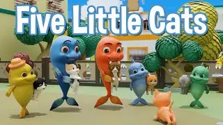 Flip Flap Nursery Rhymes - Five Little Cats