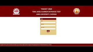 TANCET 2020 Application process |ஆன்லைனில் பதிவு செய்வது எப்படி? விரிவான படிப்படியான வீடியோ விளக்கம்