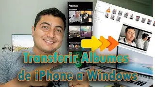 Transferir Albumes de fotos y videos de un iPhone a PC windows muy fácil !!