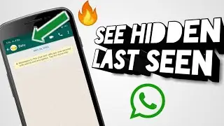 How To See Hidden Last Seen On WhatsApp Even if blocked||