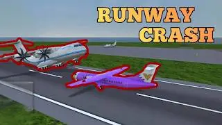 Runway collision compilation in Turboprop Flight Simulator #4