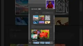 Making a color transfer in Photoshop #shorts