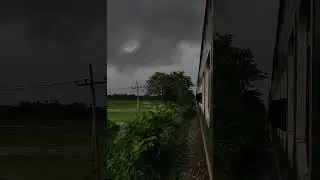 journey by train with most beautiful weather |