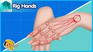 How to Rig Hands in Maya FAST and EASY