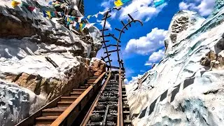 [4K] Expedition Everest Rollercoaster 2024 - Animal Kingdom Park Florida | 4K 60FPS POV