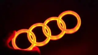 Светодиодная эмблема для Ауди (супер яркая)