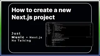 How to create a new Next.js project