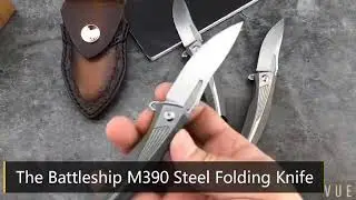 The Battleship M390 Steel Folding Knife