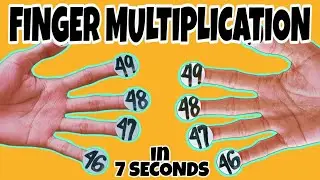 HOW TO MULTIPLY NUMBERS FROM 46 TO 50 USING FINGERS | paano magmultiply ng mabilis