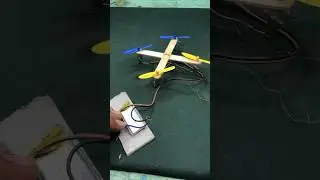 DIY Mini Drone How to make mini drone with ice cream stick