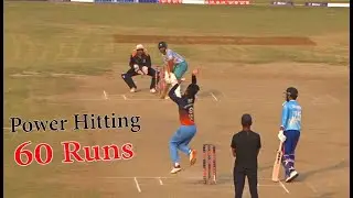 Effort Less Sixes by Amit Nagar ! 5 Wickets Already Down ! Cricket Match Highlights