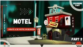 Create 3D motel in Blender