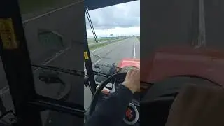 Перегон нового трактора Massey Ferguson Минск