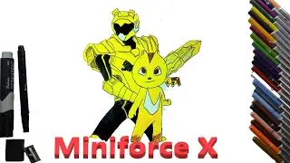How to draw cartoon characters - Miniforce X