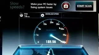 Rogers Ignite Gigabit Internet Speed Test, hardwired.