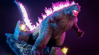 How to Make Godzilla Atomic Breath Diorama | Godzilla x Kong: The New Empire