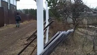 Забор из металлоштакетника