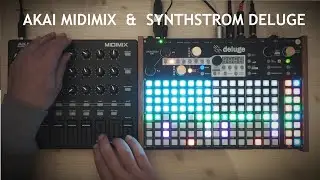 Synthstrom Deluge & Akai Midimix | Live Dub Techno Session