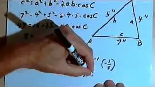 Law of Cosines 143-10.2.1