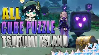 All Cube Puzzle Tsurumi Island | Genshin Impact