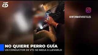 No dejan entrar a personas ciegas con perros guía en taxis o VTC 🦮