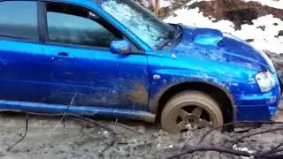 Subaru WRX vs Pajero (Грязь)