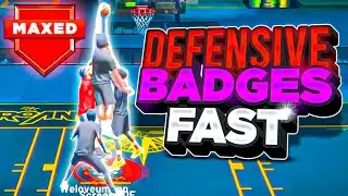 BEST WAY to GET DEFENSIVE BADGES in 1 DAY in NBA 2K22! BEST DEFENSIVE BADGE METHOD! 80K+ PER GAME