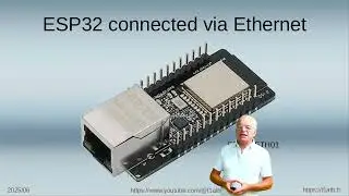 ESP32 connected via Ethernet