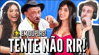 JOVENS REAGEM A DESAFIO SE RIR LEVA CHOQUE EM DUPLAS #4 - TENTE NÃO RIR  - O NOVO BOSS FINAL