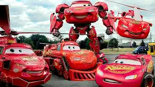 Lightning McQueen in Real Life Morph Disney pixar Cars Drifts STORM