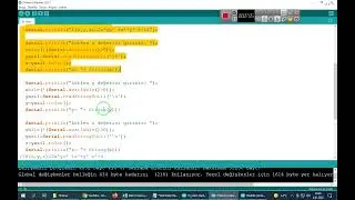 Arduino serial haberleşme,  while 02