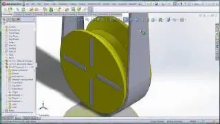 SolidWorks : Belt on Cross Section Pulley