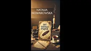 GOŚCINNIE: Papier w stylu vintage - Natalia Nowakowska / Grzybowy Maraton Akwarelowy za FREE
