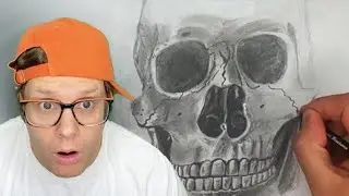 How to DRAW a Skeleton's JAW - I Had to Make It Rhyme