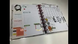 Prepping My Happy Planner Monthly Layout For November