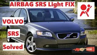 ✅ How to Fix Airbag light ON problem solved? Fast & Easy Repair! 👍 VOLVO