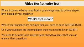 Authority Test | Authority Blog Advantage