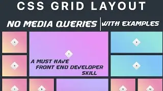 Learn Css Grid With Examples Css Grid Layout Responsive Design Without Media Queries