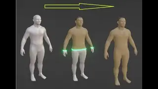 blender  - scan transition effect
