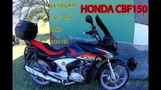 Honda Cbf 150 Aldım ilk 1000 km inceleme+Uzun yol+Son Hız+Yakıt